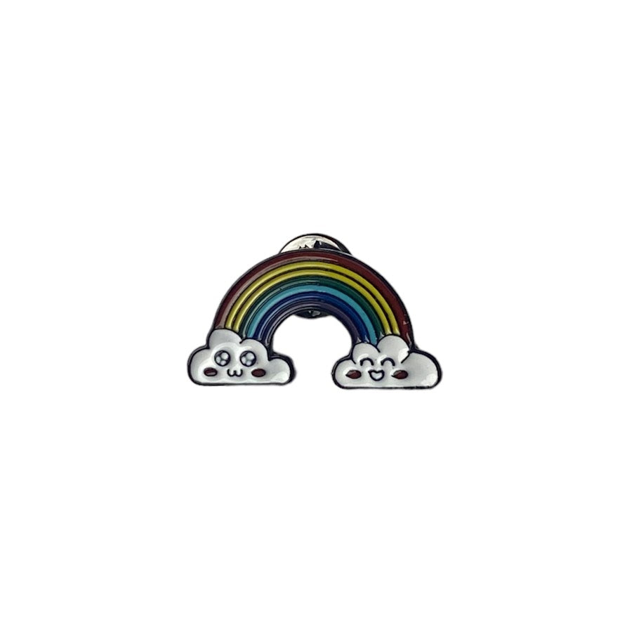 RAINBOW ENAMEL PINS, Different Rainbow Pins, Clothing Accessory, Rainbow Designs