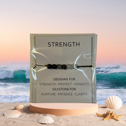 POSITIVITY BRACELET, Strength Bracelet, Stone Bracelet