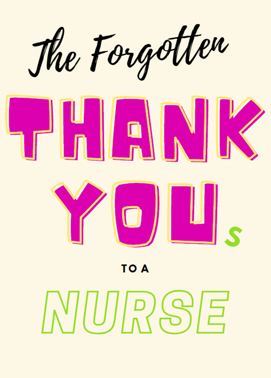 Funny Nurse Thank You Card | Customizable Greeting Card with 5 Options for Personal Touch