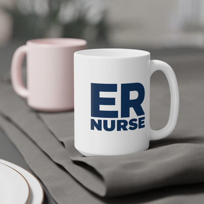 ER Nurse navy 15 oz mug, context-1 view with centered artwork
