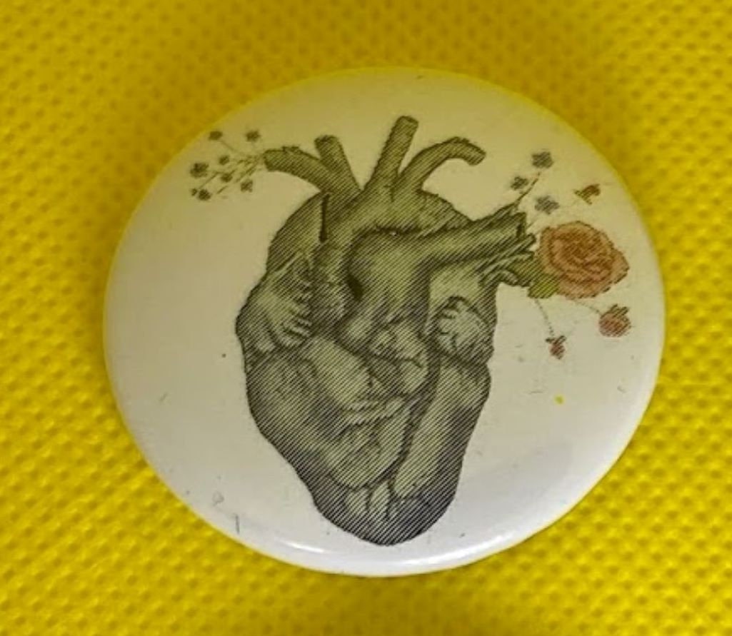 Growing Parts Collection, Heart, Lung, Spine, Pelvis, Nurse Badge Button