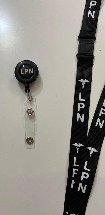 LPN Retractable Badge Reel