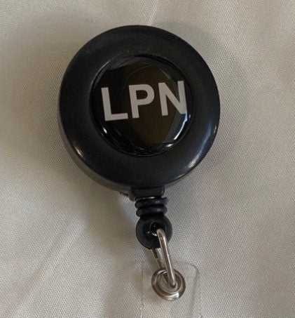 BADGE REEL NURSE, Lpn Id holder, Licensed Practical Nurse