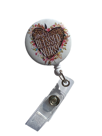 Blessed Nurse Retractable Badge Reel