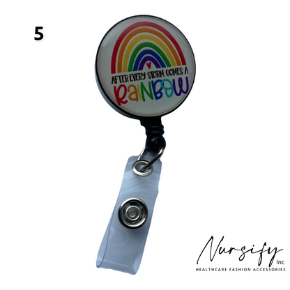 Positive Message Nurse Badge Reels