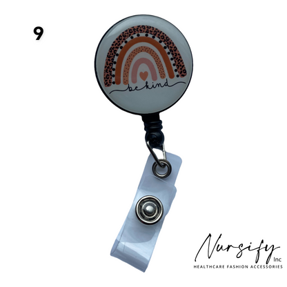 Positive Message Nurse Badge Reels