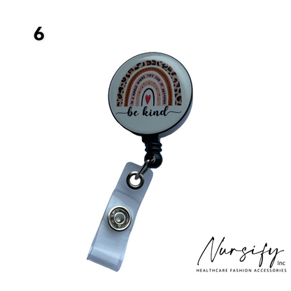 Positive Message Nurse Badge Reels