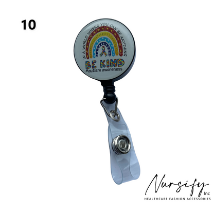 Positive Message Nurse Badge Reels