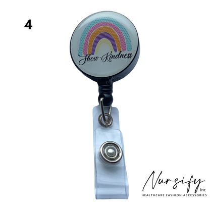 Positive Message Nurse Badge Reels